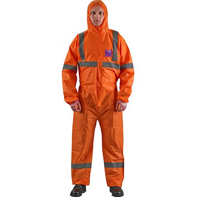 1500 PLUS Model 113 Hi-Vis Chemical Coverall