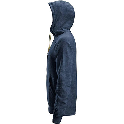 2894 Men’s Dark Navy Melange Logo Hoodie