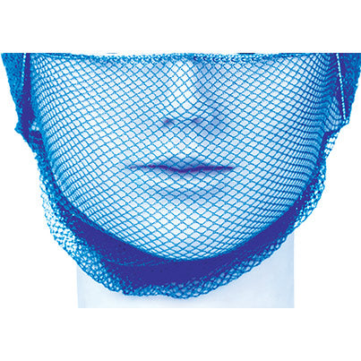 2926 Blue Metal Detectable Beard Nets – Close Mesh Hygiene for Food Safety