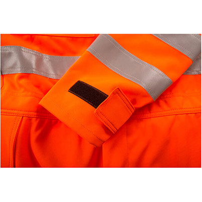 4690 Men’s Orange Hi-Vis Arc-Flash Overalls with Kneepad Pockets
