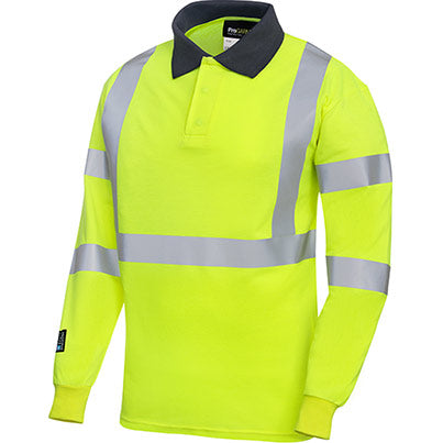 5286 Men’s Long-Sleeve Hi-Vis Arc-Flash Polo Shirt