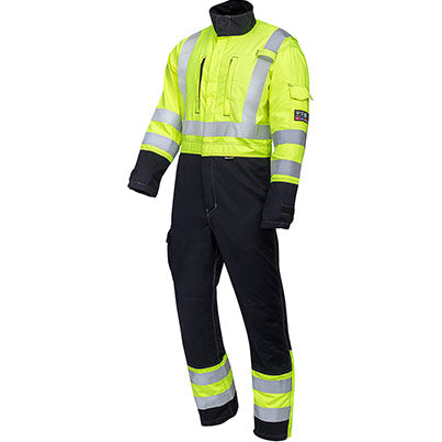 6460 Hi-Vis Arc-Flash Overalls with Kneepad Pockets