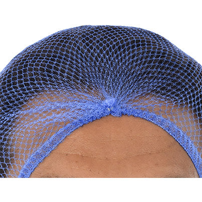 843K Blue Close-Mesh Metal-Free Hairnets