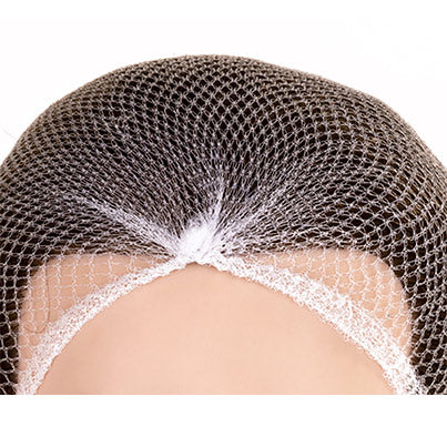 843K White Fine Metal-Free Hairnets