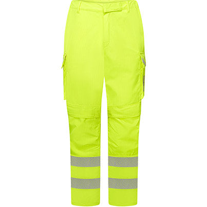 AFHT4 Women’s Hi-Vis Arc-Flash Cargo Trousers with Kneepad Pockets