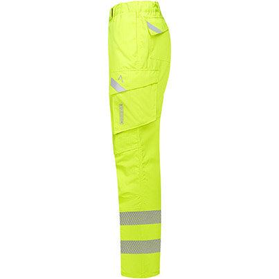 AFHT4 Women’s Hi-Vis Arc-Flash Cargo Trousers with Kneepad Pockets
