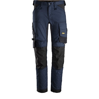 AllroundWork 6341 Men’s Navy Trousers with Kneepad Pockets