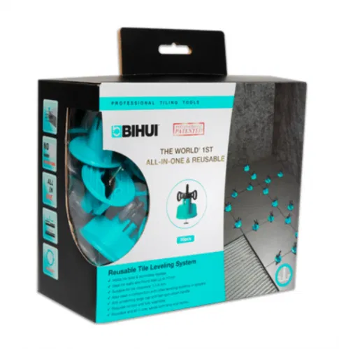 BIHUI 50-Piece Reusable Tile Leveling Set – All-in-One System