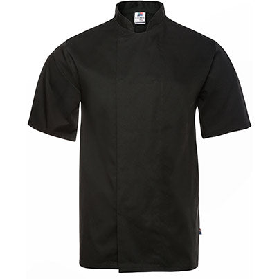 Breathable Short Sleeve Chef Jacket – Lightweight Kitchen Uniform for Chefs