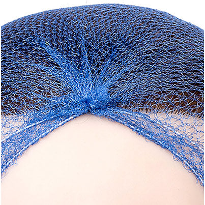 Blue Metal-Free Comfort-Fit Hairnets (Pack of 100)