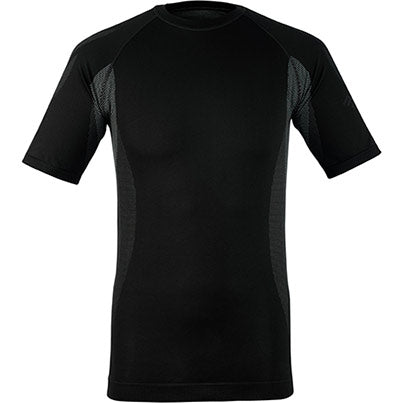 CROSSOVER Pavia Black Short-Sleeve Wicking Base-Layer