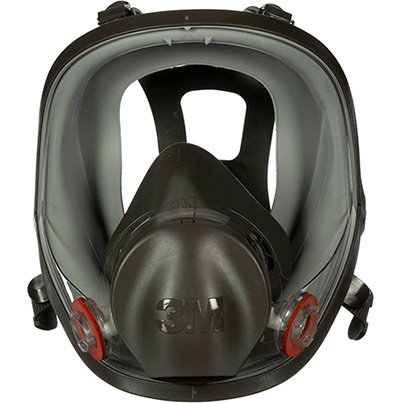 3M 6900 Full-Face Respirator Mask Large – Reusable Silicone Mask with Wide Vision