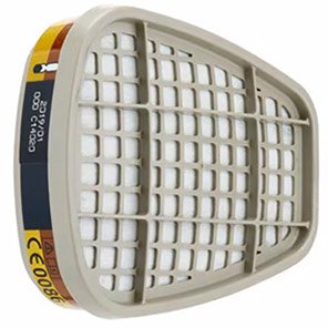 3M 6075 Formaldehyde and A1 Gas Filters (Pack of Two)
