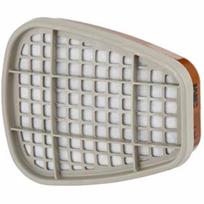 3M 6051 A1 Organic Vapour Gas Filters (Pack of Two)
