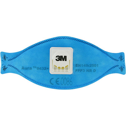 3M Aura 9432+ Valved FFP3 Food-Industry Dust Mask (Pack of 10)