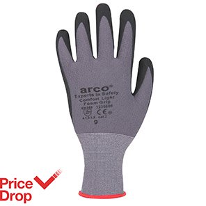 Comfort Light Foam Grip Nitrile-Coated Work Gloves