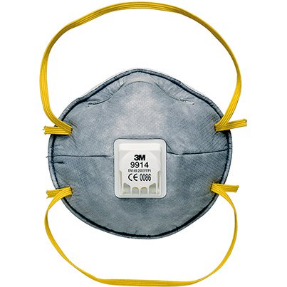 3M 9914 Valved Nuisance-Odour FFP1 Dust Mask (Pack of 10)