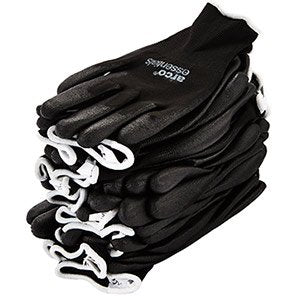 PU-Coated Nylon Work Gloves (Pack of 12 Pairs)