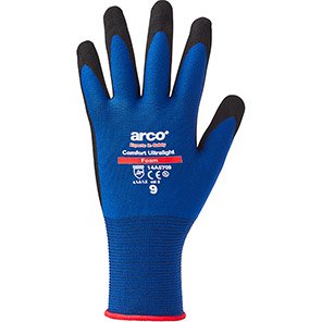 Comfort Ultralight Foam Nitrile-Coated Work Gloves (Pack of 10)