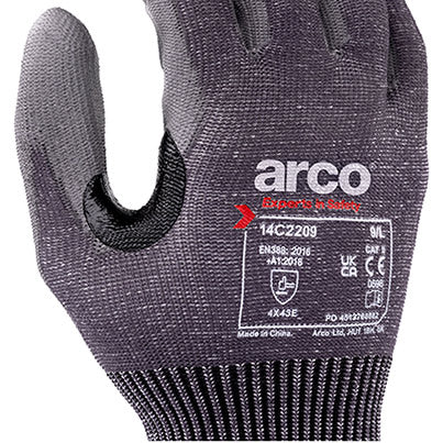Arco Cut E 13g PU-Coated Cut-Resistant Gloves