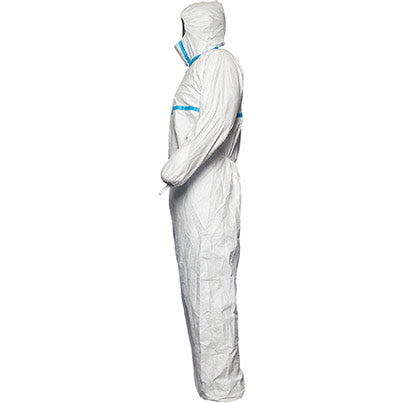 DuPont Tyvek 600 Plus Type 4 5 6 White Chemical Coverall Disposable