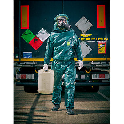 Ansell AlphaTec 4000 Model 151 Chemical Coverall Type 3 4 5 6