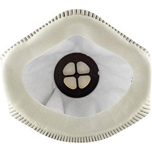 Alpha Flow AMF-3CV FFP3 Valved Dust Mask with Odour Relief – 10 Pack