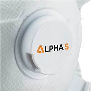 EN149 approved FFP3 dust masks with valve – Alpha Solway S-3V disposable respirators for industrial use