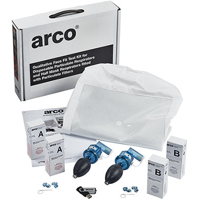 Arco Qualitative Face Fit Test Kit with Hood & Bitrex Solution – MAFTKIT-QLTK3