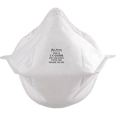 Alpha Solway HX-3 Fold-Flat FFP3 Dust Masks – Disposable Respirator