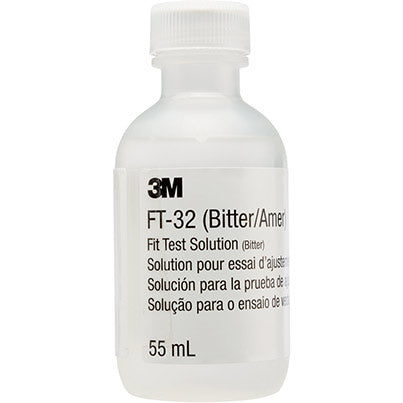3M FT-32 Bitter Face Fit Test Solution Refill – Pack of 6 Bottles (55ml each