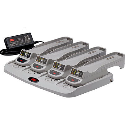 3M Versaflo TR-644UK Four-Way Battery Charging Station – Multi-Bay Charger for TR-600 Series Respirators