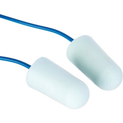 3M E-A-Rsoft Blue Corded Detectable Disposable Earplugs