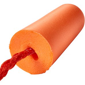 Essentials Corded Disposable Earplugs (Box of 200 Pairs)