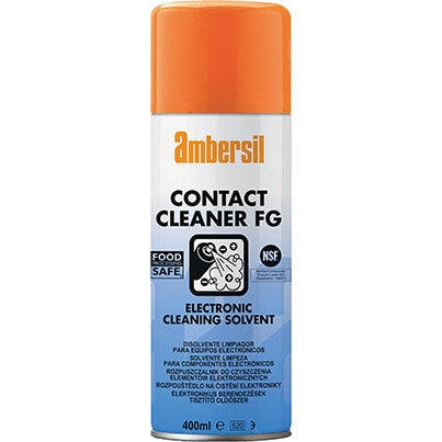 Ambersil Contact Cleaner FG Electronic Cleaning Solvent Spray 400ml