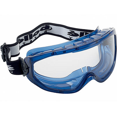 Bollé Blast Vented Acetate Clear-Lens Safety Goggles
