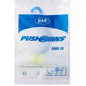 3M E-A-R Push-Ins Corded Earplugs (Pack of 100 Pairs)