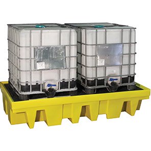 Double Four-Way-Entry IBC Spill Pallet