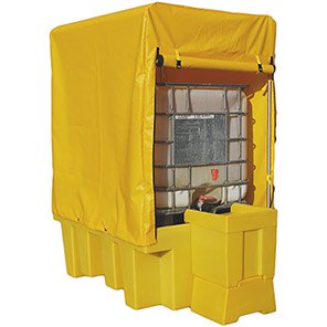 Single Soft-Top Polyethylene IBC Spill Pallet