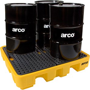 Four-Drum Spill Pallet