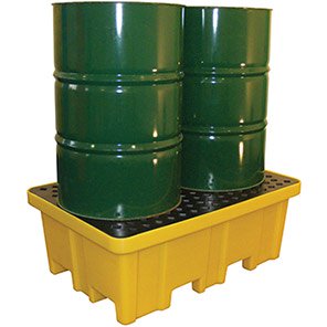 Two-Drum Four-Way-Entry Spill Pallet