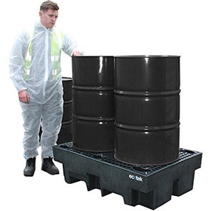 Two-Drum Recycled Spill Pallet