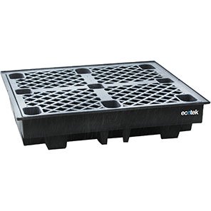 Four-Drum Recycled Spill Pallet