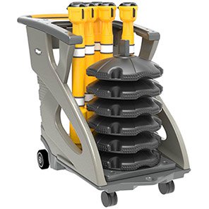 Skipper Unicart Yellow Trolley Kit with Yellow Posts and Skippers