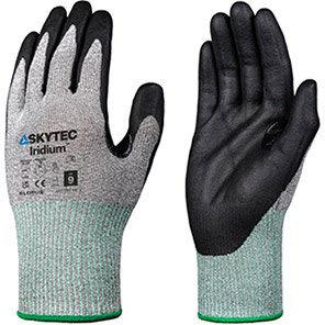 Eco Iridium Nitrile Foam-Coated Cut-Resistant Gloves