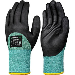 Eco Bronze Nitrile-Coated Work Gloves