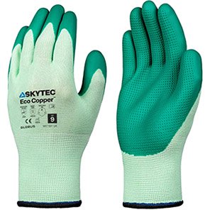 Eco Copper Latex-Coated Work Gloves