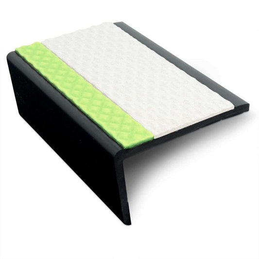 ASP – 62.5 x 35mm Tredsafe Non Slip Aluminator® Slimline PVC Stair Nosing