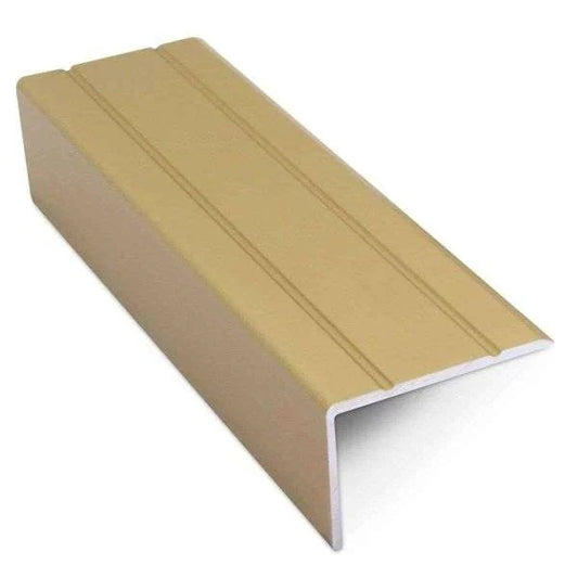 NAS – Aluminium Retro Fit Self Adhesive Non Slip Stair Nosing 25x10mm