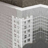 10 Pack – 70x70mm PVC Mesh Render Corner Beads for External Corners